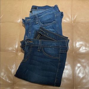 2 pairs Flying Monkey skinny jeans size 27